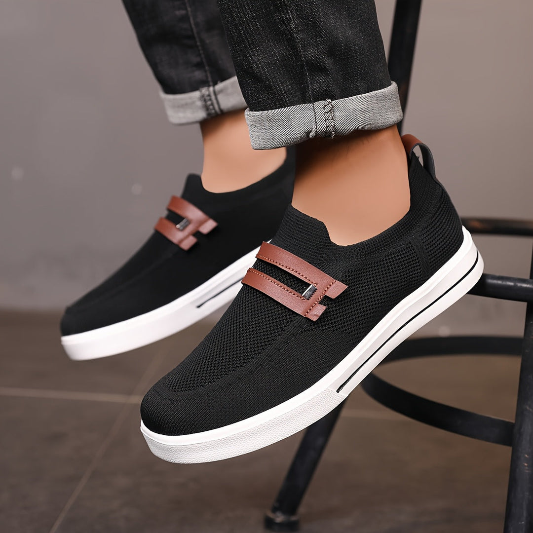 Stilvolle Herren Alltagsschuhe, leichte Slip-On Sneaker ideal für jeden Tag.