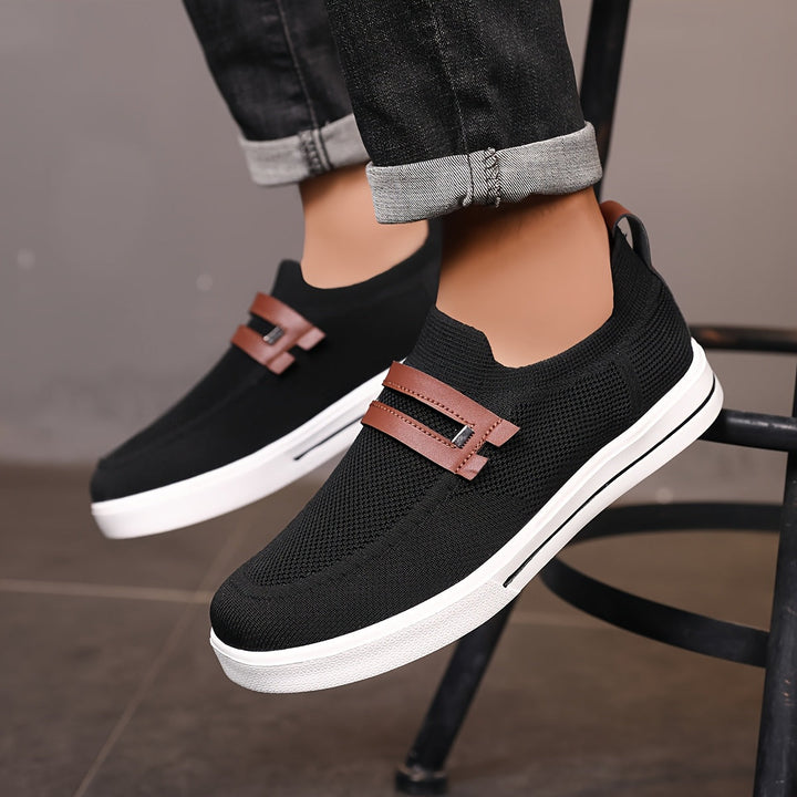 Stilvolle Herren Alltagsschuhe, leichte Slip-On Sneaker ideal für jeden Tag.