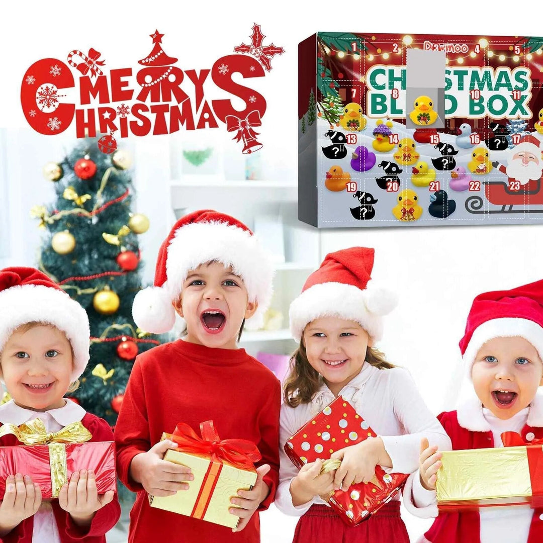 Badeentchen Adventskalender für Kinder. Perfektes Weihnachtsgeschenk mit lustigem Badespielzeug für die Kleinen.