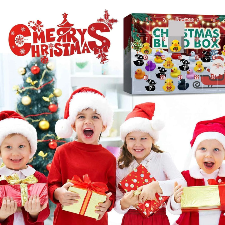 Badeentchen Adventskalender für Kinder. Perfektes Weihnachtsgeschenk mit lustigem Badespielzeug für die Kleinen.