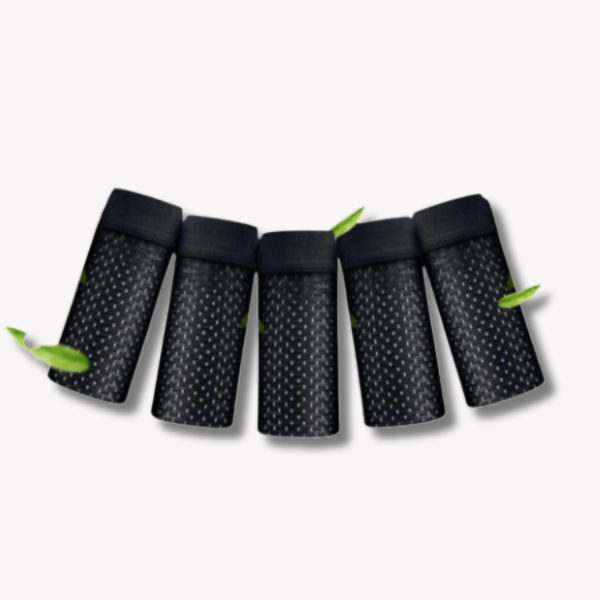 Detail des elastischen Bundes der Herren Boxershorts für bequemen Sitz. Atmungsaktive Unterwäsche im Multipack.