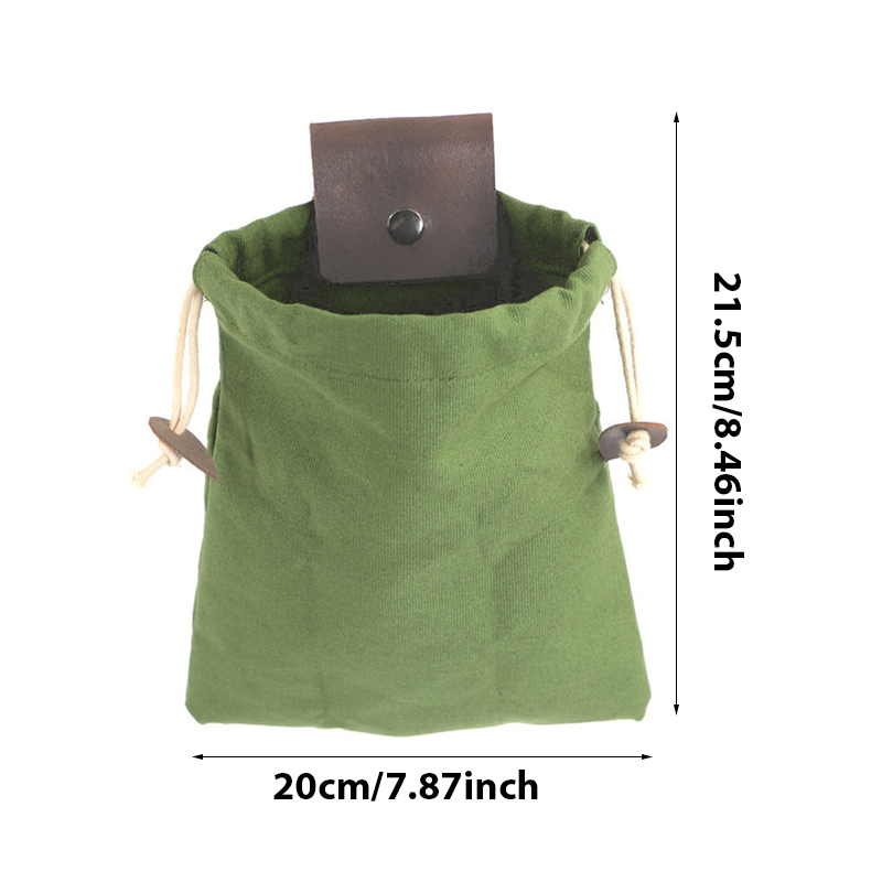 Geräumige, faltbare Outdoor-Gürteltasche aus Canvas für sichere Aufbewahrung auf Wanderung & Reisen.