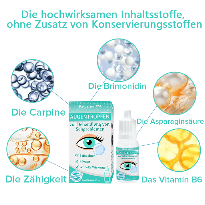 Erfrischende Augentropfen für aktive Tage, schützen vor Umwelteinflüssen & halten Augen fit.