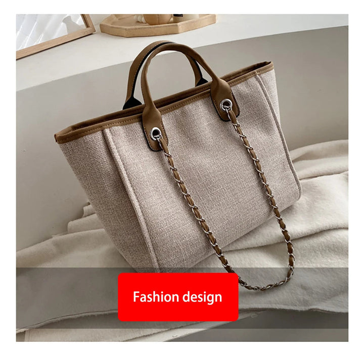 Vielseitige Designer Damen Schultertasche in Khaki, ein luxuriöses Accessoire für das ganze Jahr.