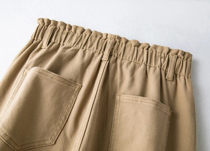 Plus Size High-Waist Stretchhose für Damen, hellblau, bequem und modern.
