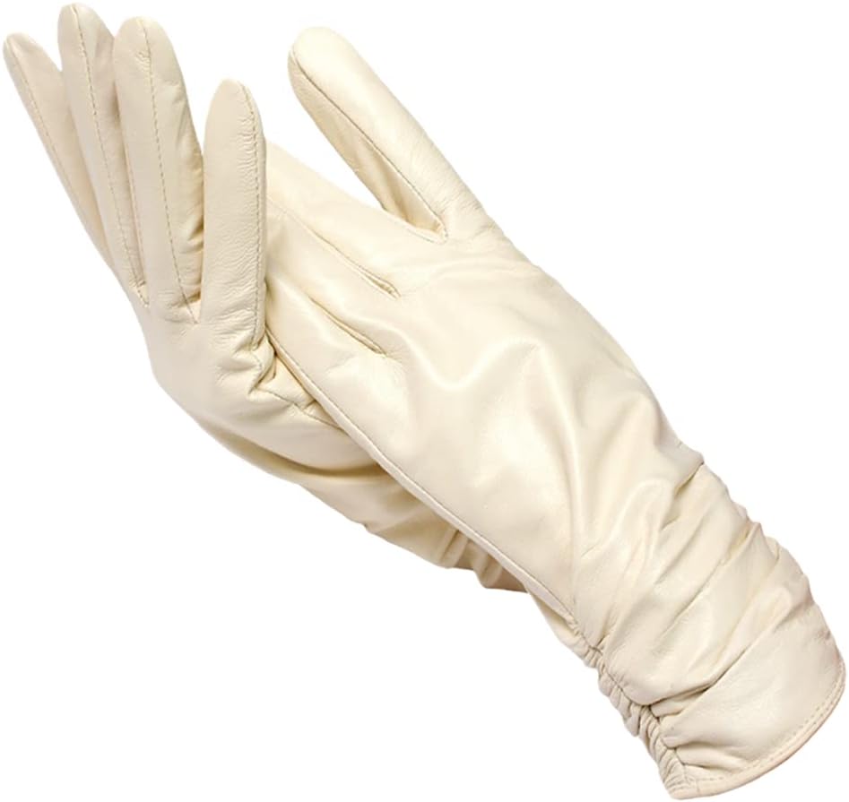 Luxuriöse Damen Lederhandschuhe für den Winter. Bieten Wärme, Stil und hohen Tragekomfort.