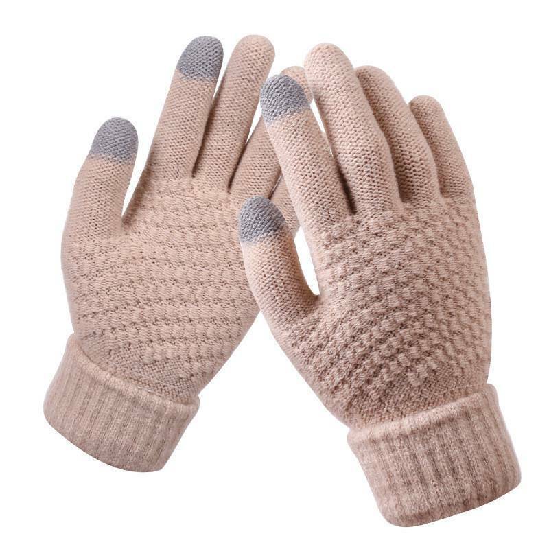 Stilvolle & warme Touchscreen-Handschuhe für Damen & Herren, ideal für Wintermode und Outdoor.