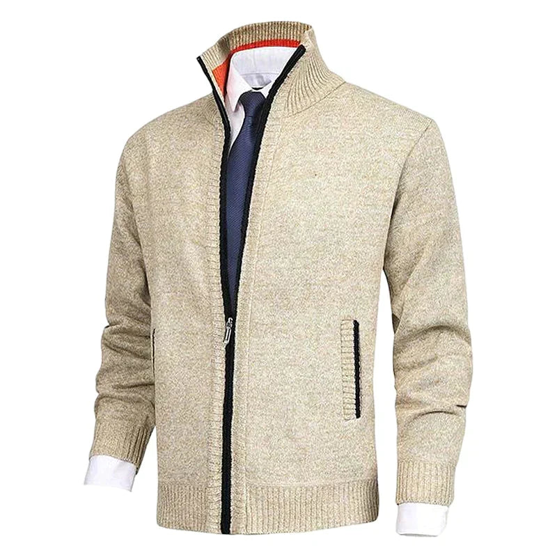 Warme Herren Herbstweste mit Reißverschluss, elegant und bequem. Ideal für Business-Casual und stilvolle Freizeitlooks.