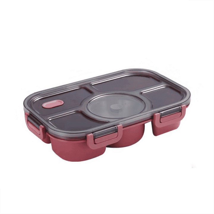 Innovative Bento Box, 5-teilig, ideal für Meal Prep und gesunde Ernährung im Alltag.