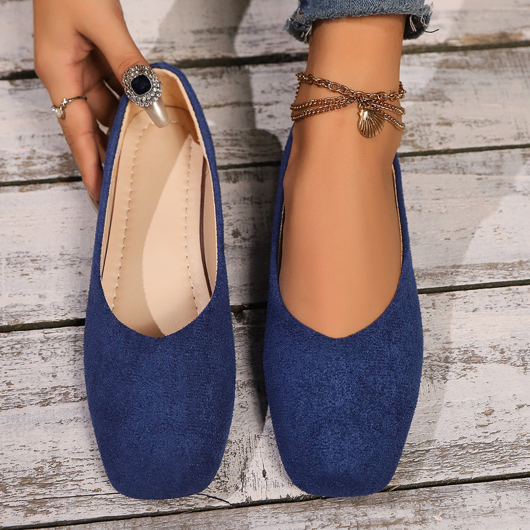 Klassische Damenschuhe: Bequeme Ballerinas in zeitloser Optik mit anatomischem Fußbett für optimalen Komfort.