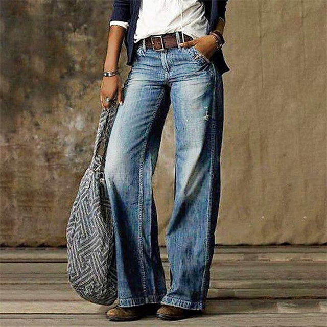 Bequeme Damen Loose Fit Hose in modernem Design für stylischen Komfort im Alltag und in der Freizeit.