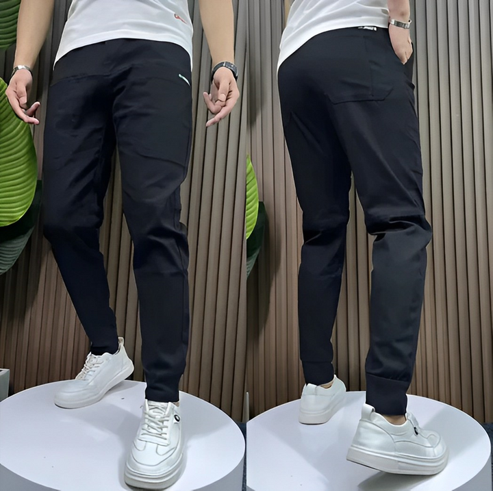 Bequeme Herren ActiveFlex Cargo Hose in Grau, Stretchhose für Alltag & Freizeit, funktionale Cargotaschen & optimaler Komfort.