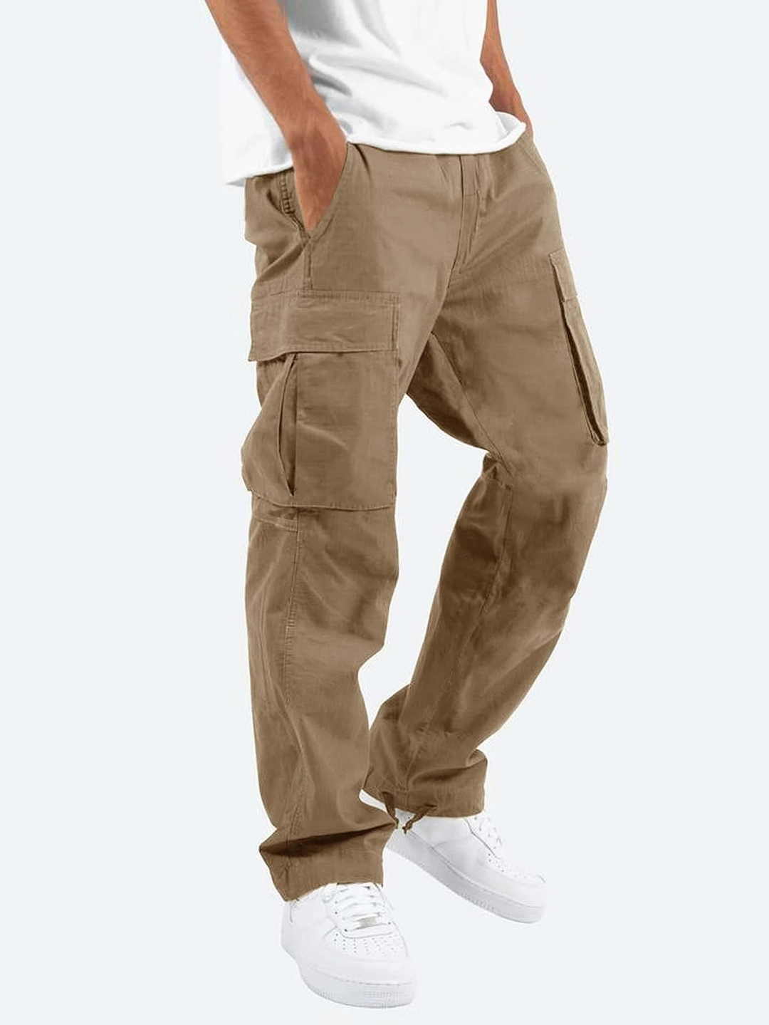 Robuste Herren Cargohose mit vielen praktischen Taschen, perfekt als Alltagshose. Strapazierfähig & stilvoll.