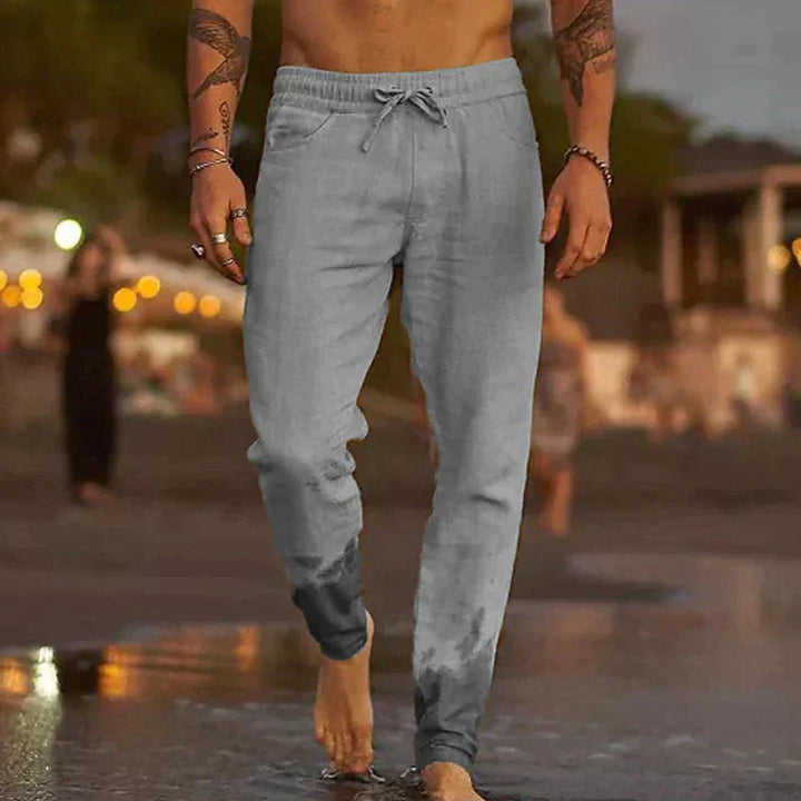 Lässige Herren Freizeithose, perfekt für entspannte Tage und hohen Tragekomfort im Sommer.