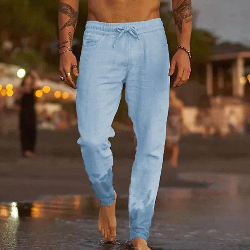 Moderne Herren Relaxhose, entspannt geschnitten, für einen lässigen und bequemen Style.