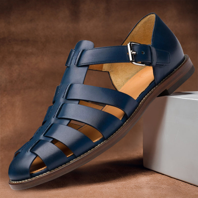 Leichte & flexible Herren Komfortsandalen im Seitenprofil, ideal für lange Spaziergänge und Reisen.