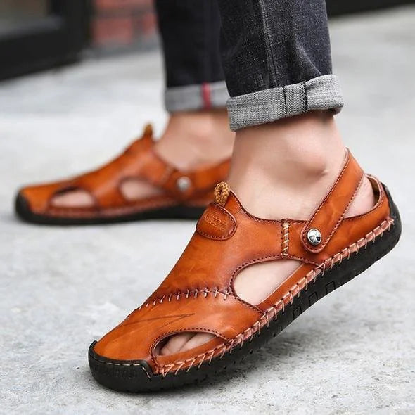 Atmungsaktive Herren Outdoor Sandalen, leicht & bequem, perfekt für warme Tage und Freizeit.