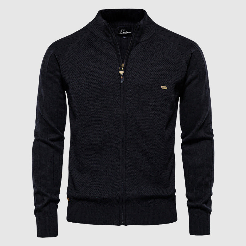Vielseitige Herren Weste von Hugo mit Reißverschluss, bietet Komfort für Lagenlook & Business Casual.