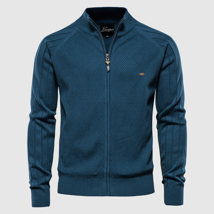 Stylische Herren Weste mit Reißverschluss für den Lagenlook. Hugo Oberteil, bequem & vielseitig für jede Saison.