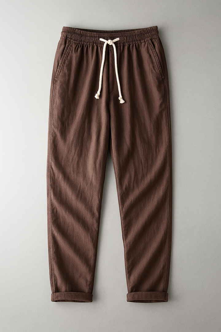 Luftig-leichte Herren Freizeithose mit lockerer Passform, ideal für den Sommer-Alltag und entspannte Stunden.