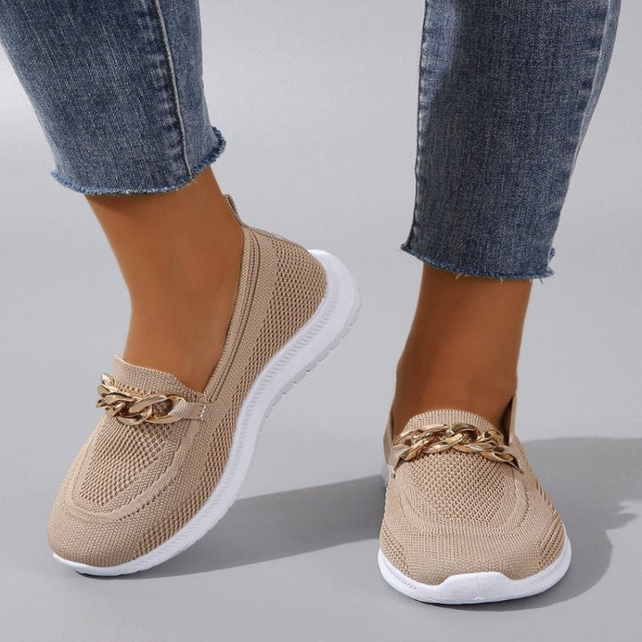 Komfortable, stabile und rutschfeste orthopädische Damen Loafers, der ideale Begleiter für jeden Tag.