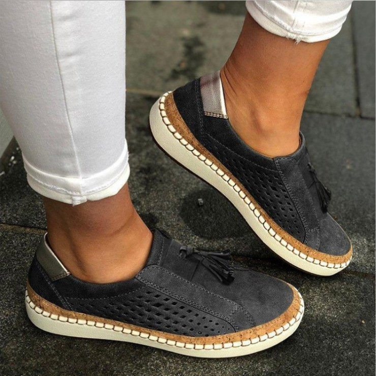 Stylische & bequeme Damen-Sommerschuhe Livia mit orthopädischem Design, für hohen Tragekomfort.