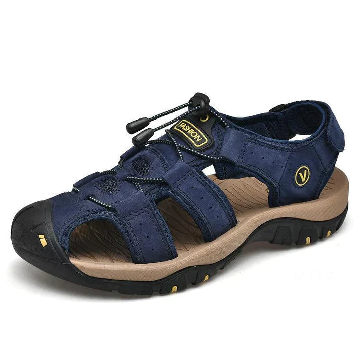 Bequeme orthopädische Herren Sandalen "Victor" für schmerzfreie Schritte und Fußgesundheit. Ideal für Alltag & Outdoor.