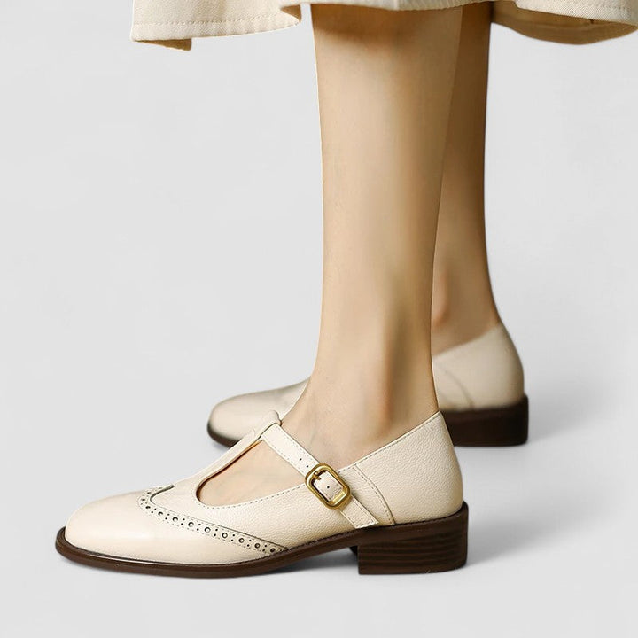 Bequeme orthopädische Mary Jane Damenschuhe für Alltag & Fußgesundheit. Stilvoller Komfortschuh CL-0681.