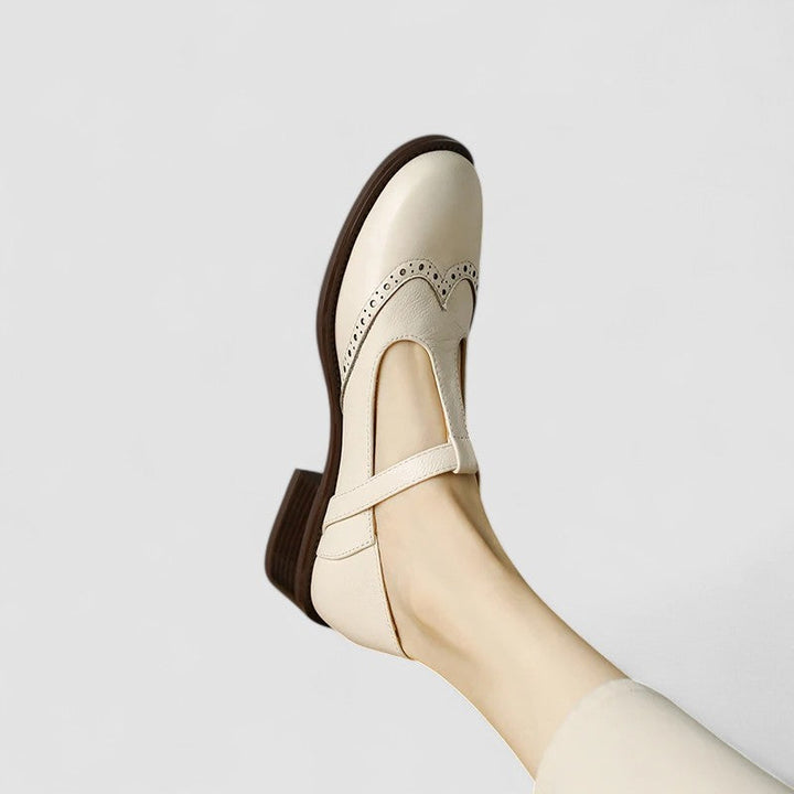 Schwarze orthopädische Mary Jane Damenschuhe. Komfortable Alltagsbegleiter mit Stabilität & Fußgesundheit. CL-0681.