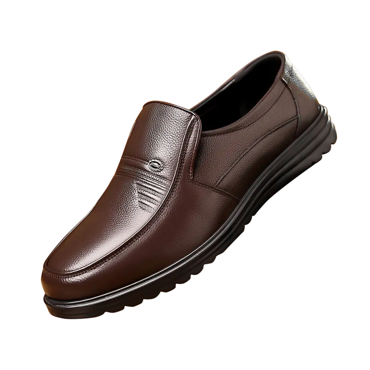 Bequeme schwarze Herren Loafer für stilvollen Komfort, ideal für Business & Freizeit.