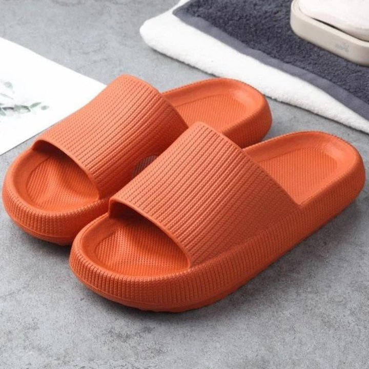 Ergonomische Komfortschuhe zur Fußlinderung. Bequeme Unisex Hausschuhe mit optimaler Dämpfung.