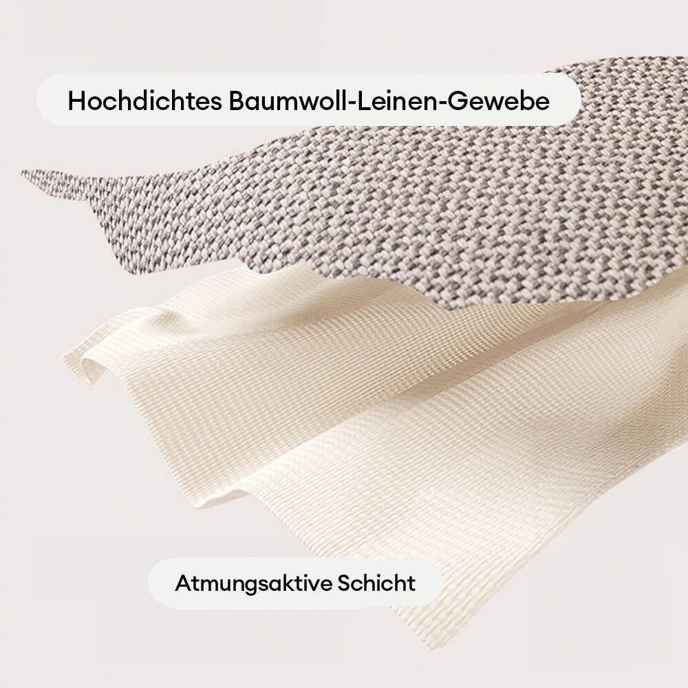 Grüner Baumwoll-Leinen Bezug, der Ihr Sofa vor Abnutzung schützt und verschönert.