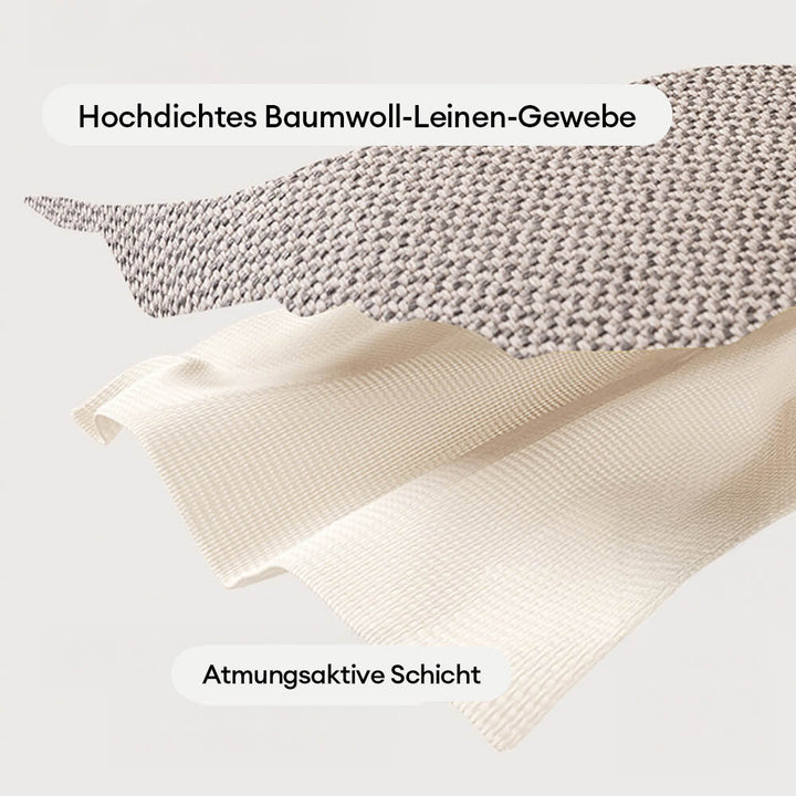 Grüner Baumwoll-Leinen Bezug, der Ihr Sofa vor Abnutzung schützt und verschönert.