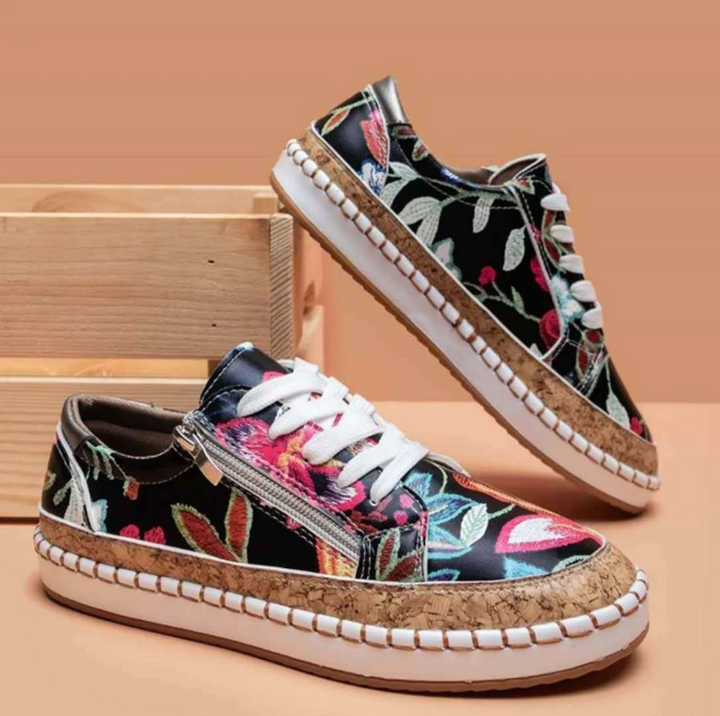 Vielseitiger Damen Sneaker Loafer, rutschfest und bequem, geeignet für Alltag, Freizeit und Reise.