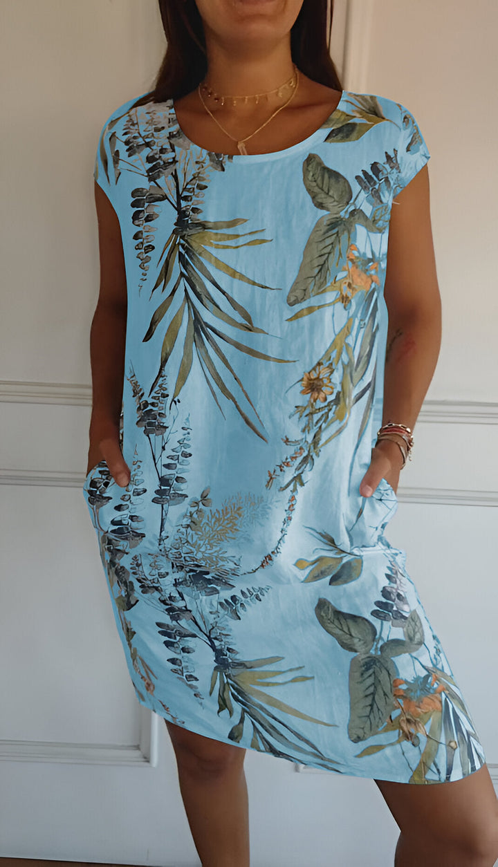 Höchster Tragekomfort im floriluxe Damen Midikleid, perfekt als Freizeit- oder Alltagsbegleiter.