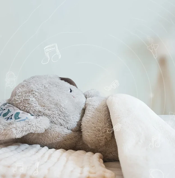 Plüsch-Koala-Atemspielzeug, beruhigende Schlafhilfe und Nachtlicht für Babys und Kinder.