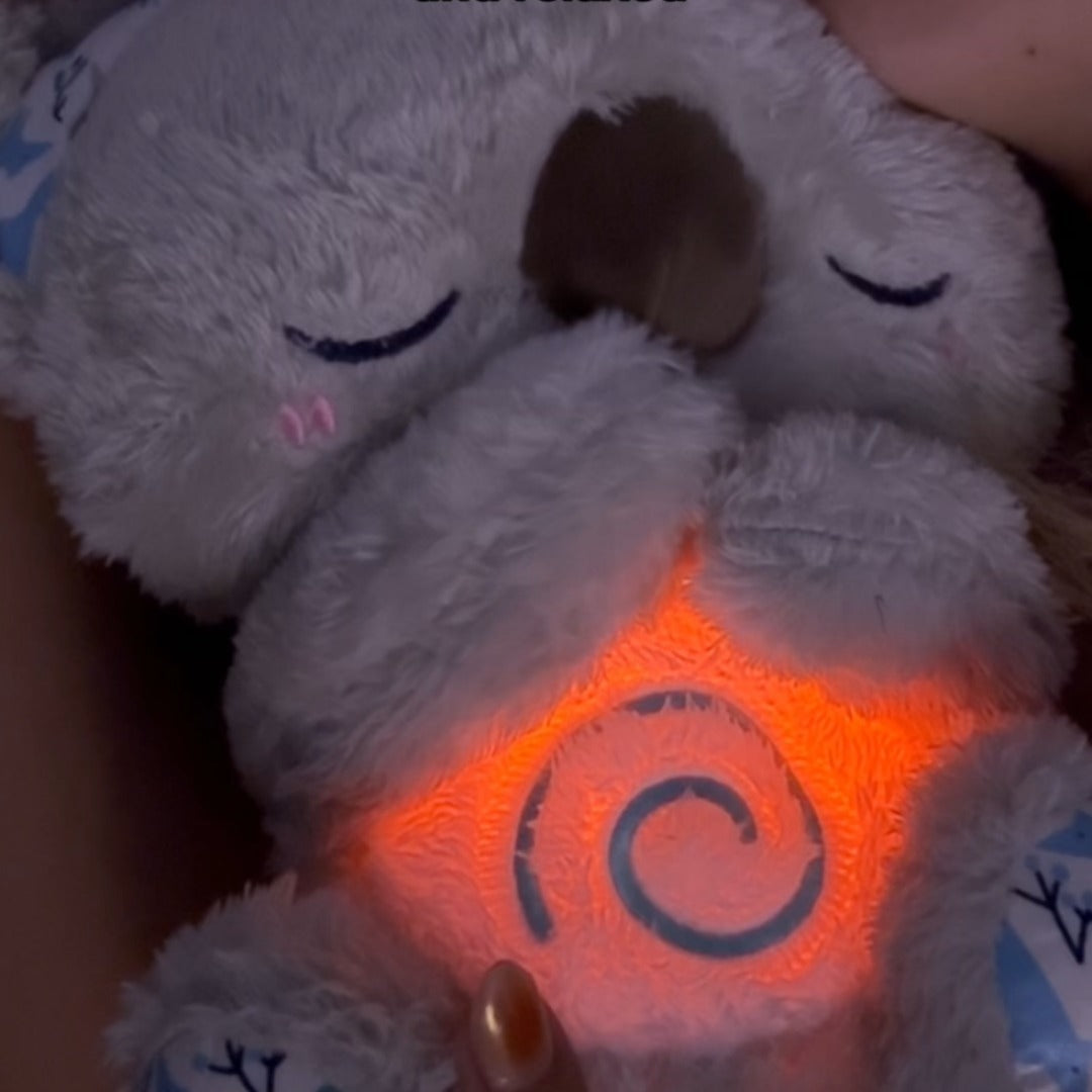 Entspannendes Koala-Atemspielzeug, ideal für Baby-Wohlbefinden und als Einschlafhilfe.