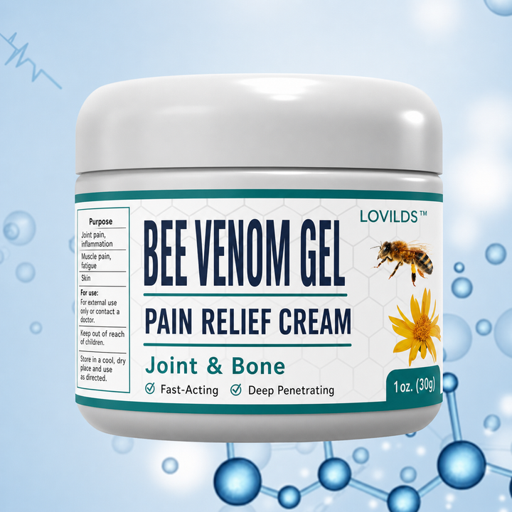 Bienengift Pflege für Gelenke: Wärmende Massagecreme zur Schmerzlinderung und Muskelentspannung.