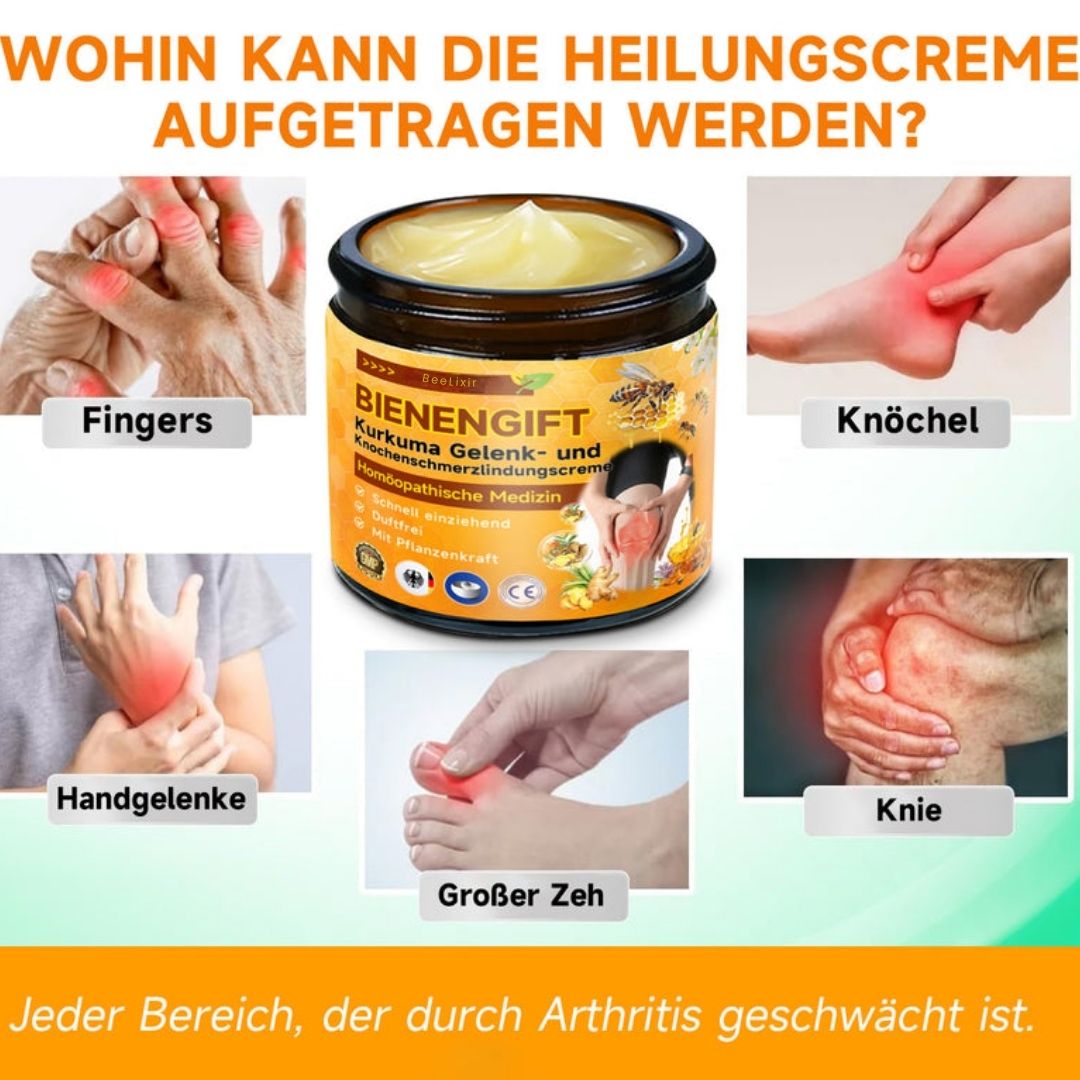 Vielseitige Bienengiftcreme mit Hyaluron & Kollagen. Fördert Elastizität & spendet Feuchtigkeit für alle Hauttypen.