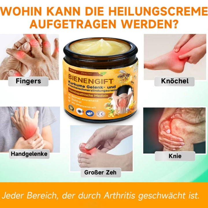 Vielseitige Bienengiftcreme mit Hyaluron & Kollagen. Fördert Elastizität & spendet Feuchtigkeit für alle Hauttypen.
