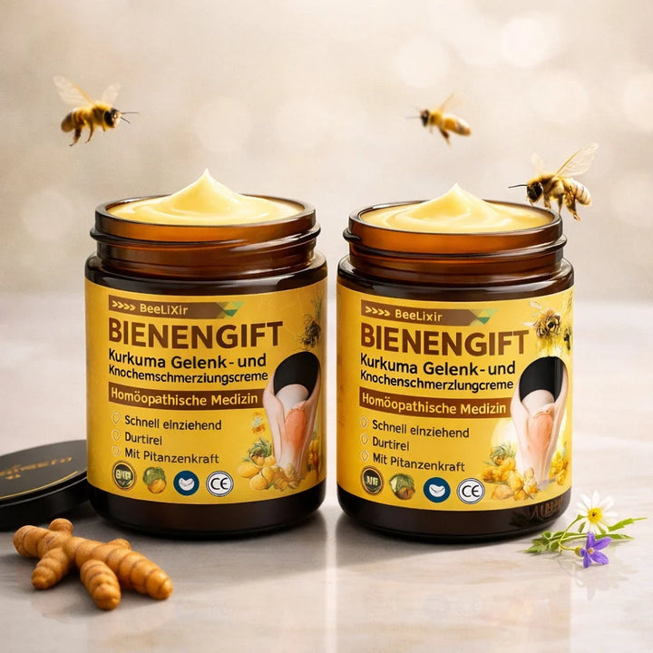 Nährende Gesichtscreme mit Bienengift-Peptiden für strahlende Anti-Aging Hautpflege.