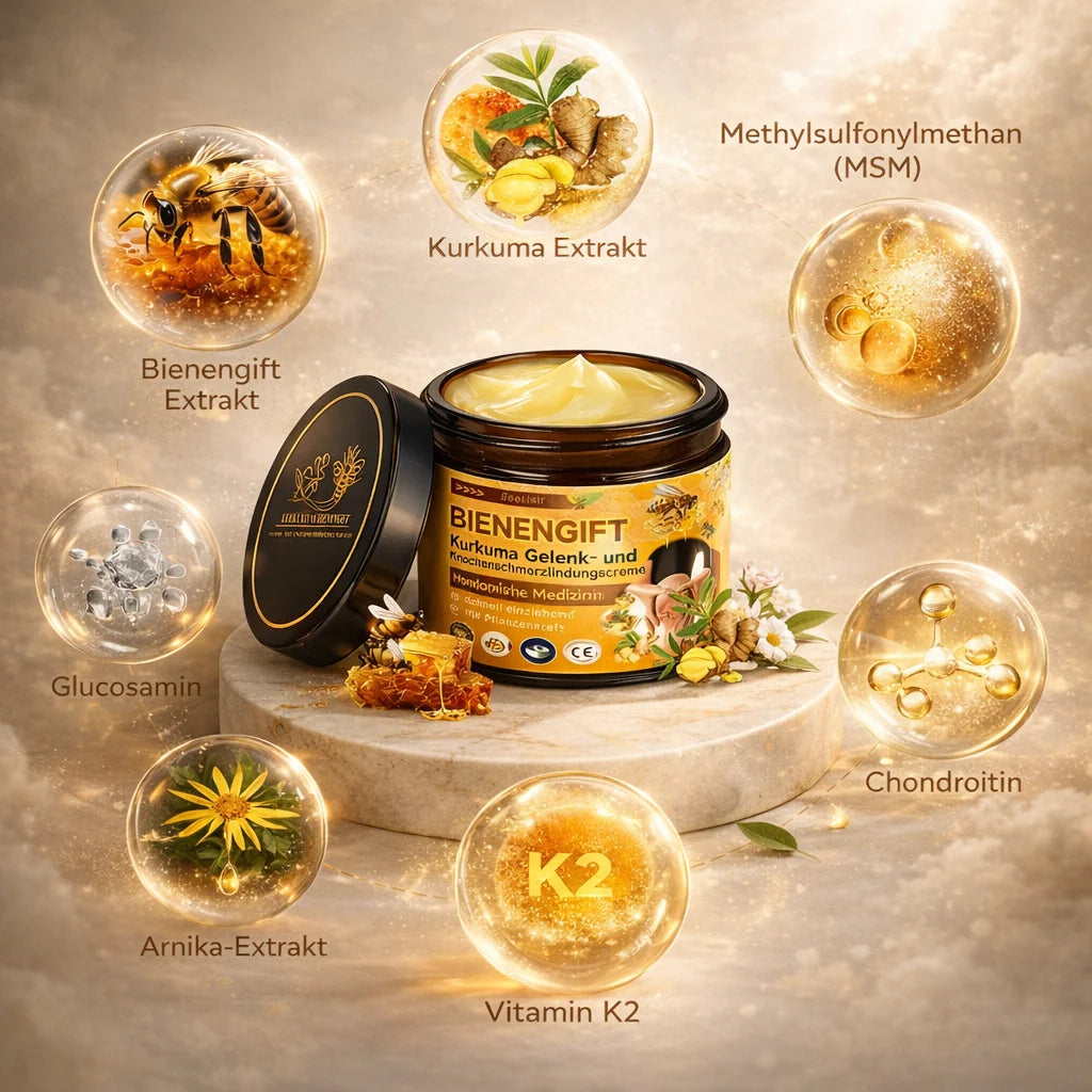 Tages- & Nachtcreme: Bienengift-Peptide für umfassende Anti-Aging Hautpflege, Feuchtigkeit & Revitalisierung.