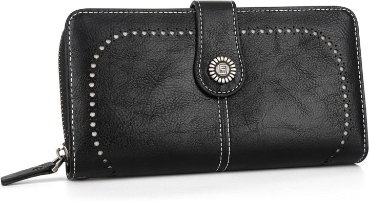Elegante Damen Armband Geldbörse mit RFID-Schutz für sichere Organisation.