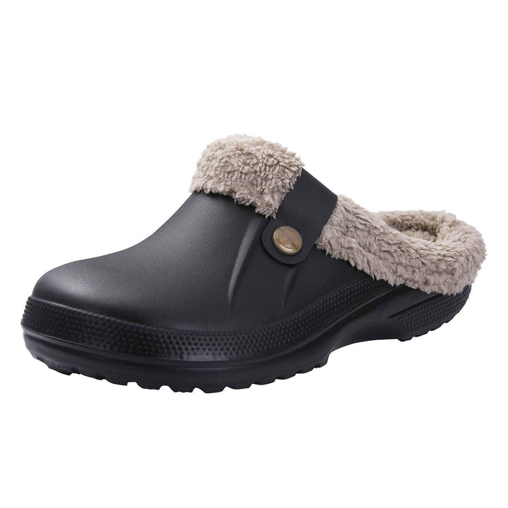 Unisex Winter Clogs, warm gefütterte Pantoffeln für Damen und Herren, gemütlich.