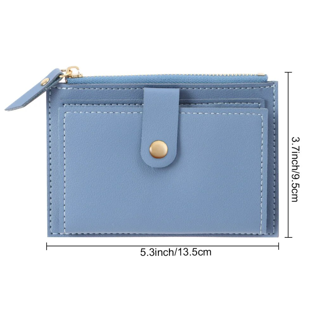 Klein & fein: Unisex Mini-Geldbörse mit elegantem Verschluss, das ideale kompakte Portemonnaie.