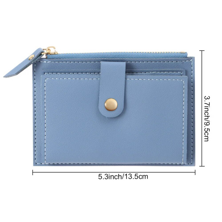 Klein & fein: Unisex Mini-Geldbörse mit elegantem Verschluss, das ideale kompakte Portemonnaie.