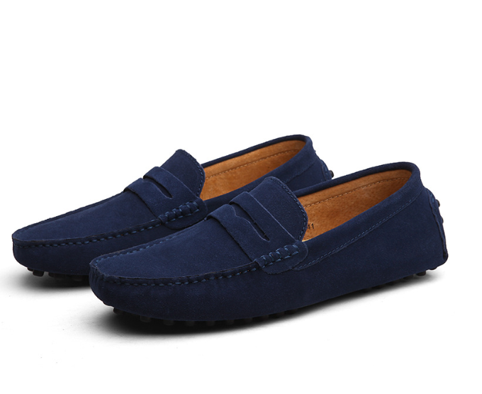 Modische braune Herren Loafers, perfekte Alltagsschuhe. Komfortabel für Business & Freizeit.
