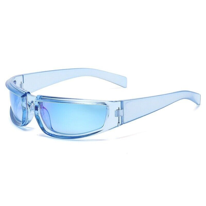 Setze ein Statement mit dieser Unisex Punk Designer Sonnenbrille: UV400 Schutz und cooler Look garantiert.