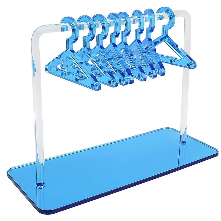 Moderner Schmuck-Organizer aus transparentem Acryl (8er Set) für Ohrringe & kleine Ketten. Platzsparend.