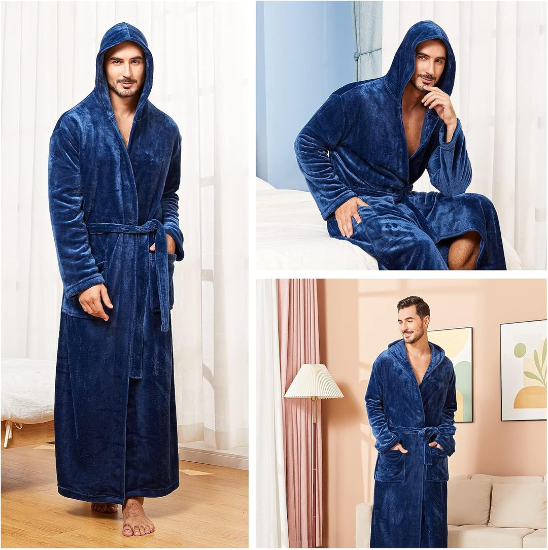 Flauschiger Herren Hausanzug, ein Must-have für Komfort im Winter.
